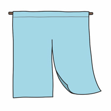 のれんを使う